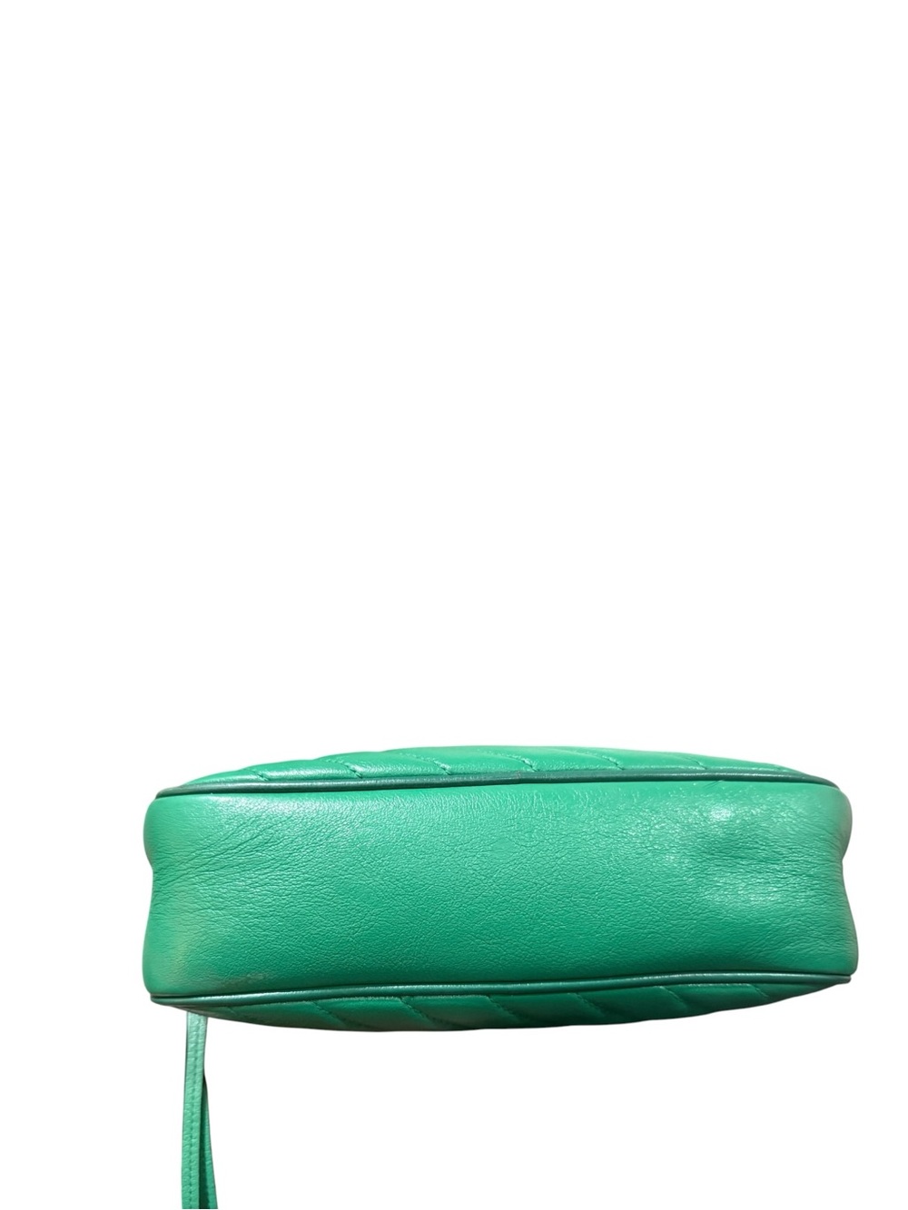 Gucci GG Marmont Small Camera Bag Green Matelassé Leather Crossbody Dustbag - Picture 7 of 15